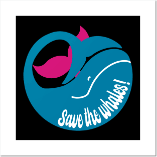 Save the whales Posters and Art